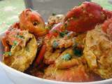 Crabe au curry
