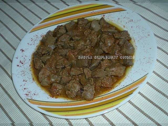 cuisine algerienne kebda mchermla