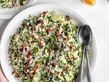 Salade de riz de chou-fleur et vinaigrette à l’orange