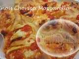 Chinois tomates, Chorizo et Mozzarella (Au hermomix ou pas)