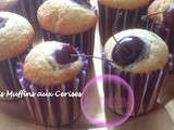 Minis Muffins aux amandes et cerises (Thermomix)