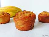 Muffins protéinés à la banane