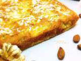 Gâteau moelleux poires – amande (sans gluten ni lactose)