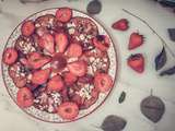 Inspiration gourmande estivale * Carpaccio tomates – fraises