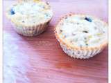 Muffin de courgette, fromage et thon (gluten free)