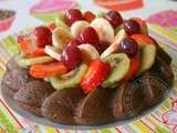 Gâteau au chocolat aux fruits pour les 12 ans de Camille