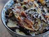 Aubergines à la noix de muscade