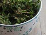 Chips épicés de kale ou chou frisé