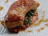 Foie gras poêlé sur céleri rave grillé - Four Neff
