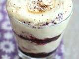 Mousse de mascarpone aux myrtilles