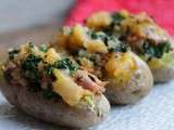 Pompadour farcies au kale - Four Neff