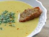 Potage au potiron & bruschetta de châtaignes