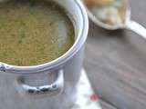 Potage d'étrilles & cerfeuil frais