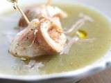 Potage de chicons, roulade de grondin & bacon - VarioSteam