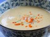 Potage de crevettes grises