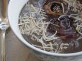 Soupe aux oignons rouges & miel
