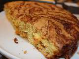 Génoise zébrée au caramel au beurre salé