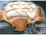Pain en forme de Tortue-Turtle Bread