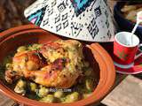 Poulet mhamer-poulet a la marocaine