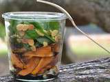 Salade de patates douces aux figues - 'salad in a jar'