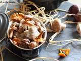 Blanquette de veau aux champignons bruns, girolles et châtaignes