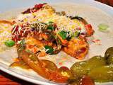 Fajitas au poulet mariné, cuit à la plancha (Brésil)