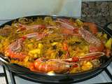 Fideuà, une paella valencienne aux pâtes vermicelles (Espagne, Valence)