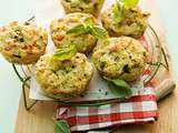 Muffins au couscous, légumes et fines herbes - vegan