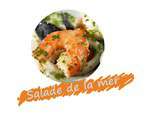 Salade aux fruits de mer (moules, calmars, crevettes, pétoncles) Islande