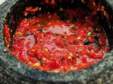 Sauce sambal belacan - chili à la pâte de crevettes - sans gluten