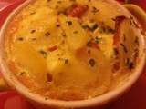 Flan de saucisses de Strasbourg en mini cocotte
