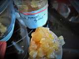 Laeti: chutney de pommes... Bibi: terrine de foies de volailles