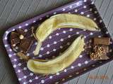 Banane rôtie au chocolat