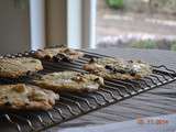 Cookies chocolat blanc&griottes acidulées