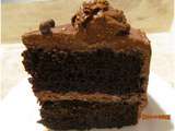 Gâteau d'anniversaire au chocolat - 2ème anniversaire du blog