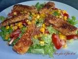 Salade de poulet croustillant