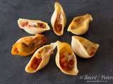 Conchiglionis aux poivrons et jambon de pays