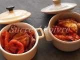 Confits de poivrons et aubergines