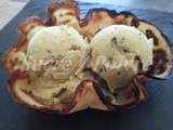 Coupes à glace en gaufrette sans gaufrier ( ou avec )