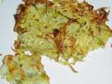Galettes pommes de terre – poireaux