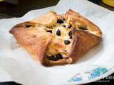 Paniers feuilletés jambon fromage olives