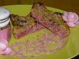 Florentin sur biscuit rose