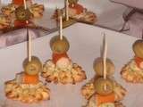 Bouchées salées croustillantes au surimi et philadelphia