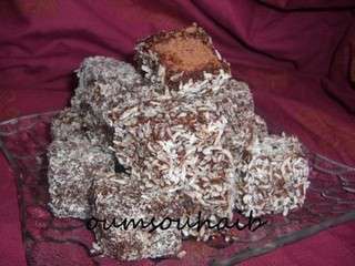 Carrés hyper moelleux chocolat noix de coco