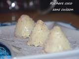 Rochers noix de coco sans cuisson gateaux algérien