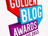 Je participe aux Golden Blog Awards 2013