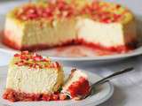 Cheesecake pralines roses, mangue, citron vert ou le Sunny Chesecake du Starbuck’s mais sans gluten