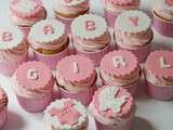 Cupcakes girly pour une baby shower {sans gluten}
