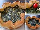Tarte aux épinards et au fromage