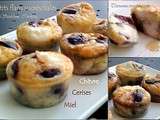 Petits Flans sucrés/salés au Chèvre,Cerises et Miel